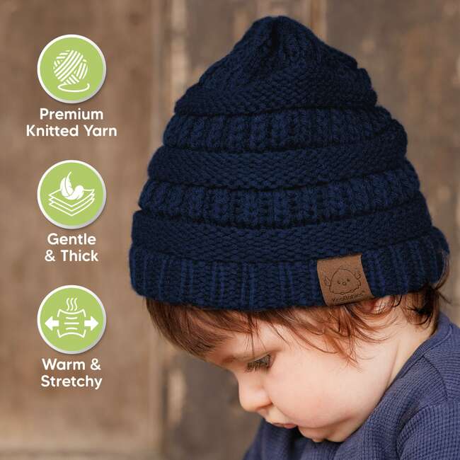 3-Pack WARMZY Baby Beanies, Sunshine - Hats - 4