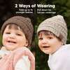 3-Pack WARMZY Baby Beanies, Pecan - Hats - 3