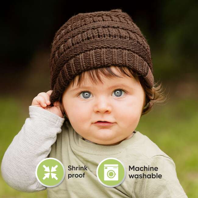 3-Pack WARMZY Baby Beanies, Mars - Hats - 6