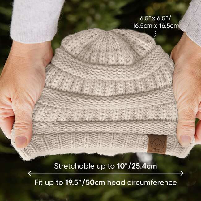 3-Pack WARMZY Baby Beanies, Pecan - Hats - 5
