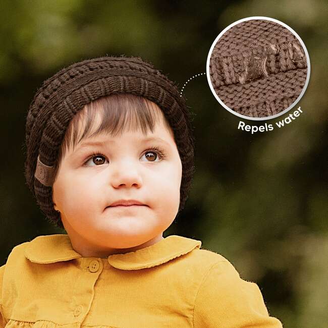 3-Pack WARMZY Baby Beanies, Pecan - Hats - 7