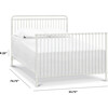Winston Full Size Bed Conversion Kit Washed, White - Cribs - 2