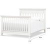 Twin/Full-Size Bed Conversion Kit, Warm White - Cribs - 2 - thumbnail