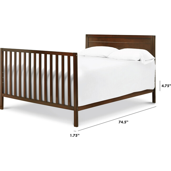 Twin/Full-Size Bed Conversion Kit, Espresso