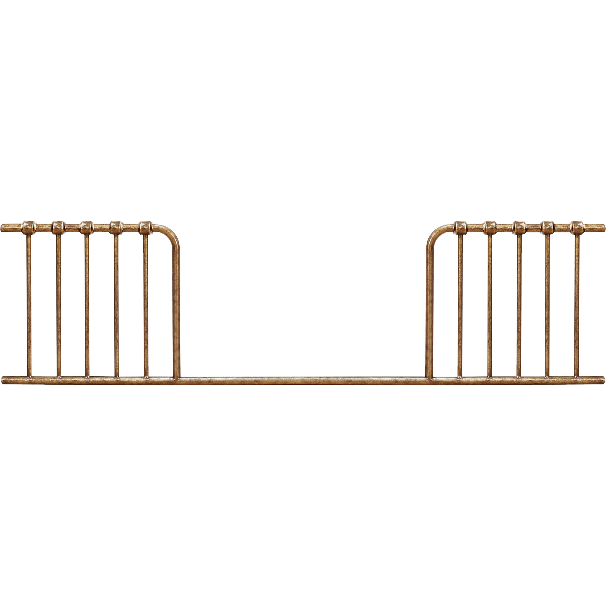 Abigail-Winston Toddler Bed Conversion Kit, Vintage Gold - Cribs - 1