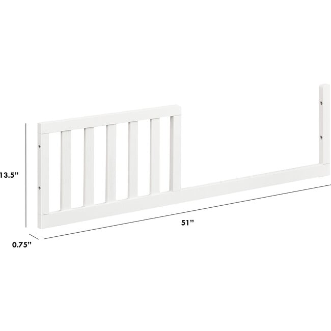 Foothill Toddler Bed Conversion Kit, Warm White - Cribs - 3