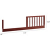 Toddler Bed Conversion Kit, Rich Cherry - Cribs - 3
