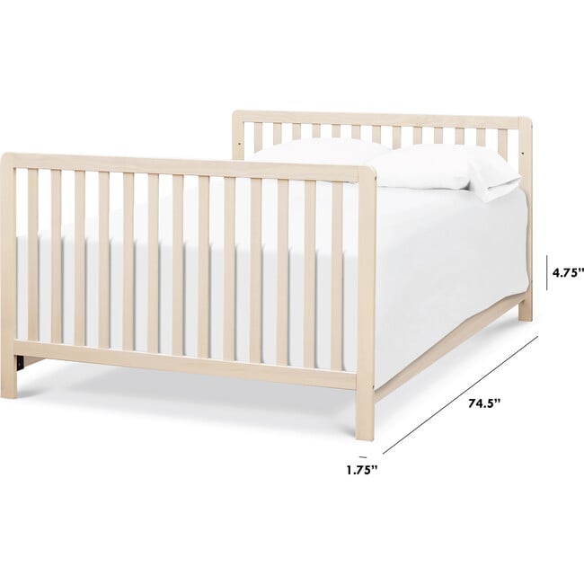 Twin/Full-Size Bed Conversion Kit, Washed Natural - Cribs - 3