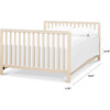 Twin/Full-Size Bed Conversion Kit, Washed Natural - Cribs - 3