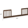 Toddler Bed Conversion Kit, Derby Brown - Cribs - 3