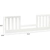 Toddler Bed Conversion Kit (M9299), Warm White - Cribs - 3