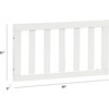 Toddler Bed Conversion Kit, Heirloom White - Cribs - 3