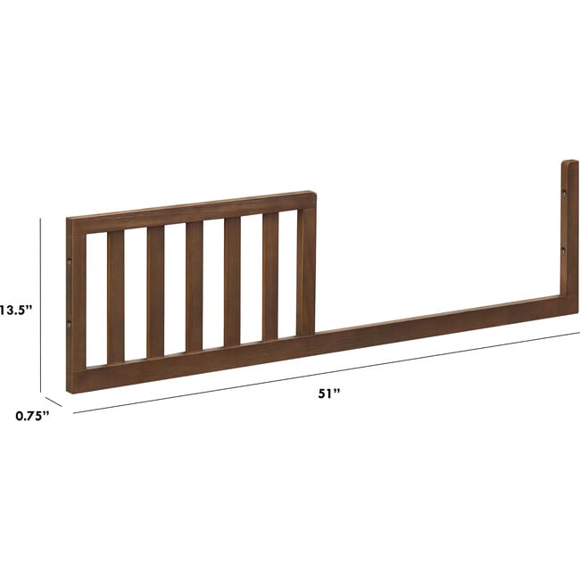 Foothill Toddler Bed Conversion Kit, Mocha - Cribs - 3