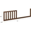 Foothill Toddler Bed Conversion Kit, Mocha - Cribs - 3