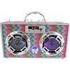 Bluetooth Fm Radio W LED Speakers, Chevron Bling Boombox - Tech Toys - 3