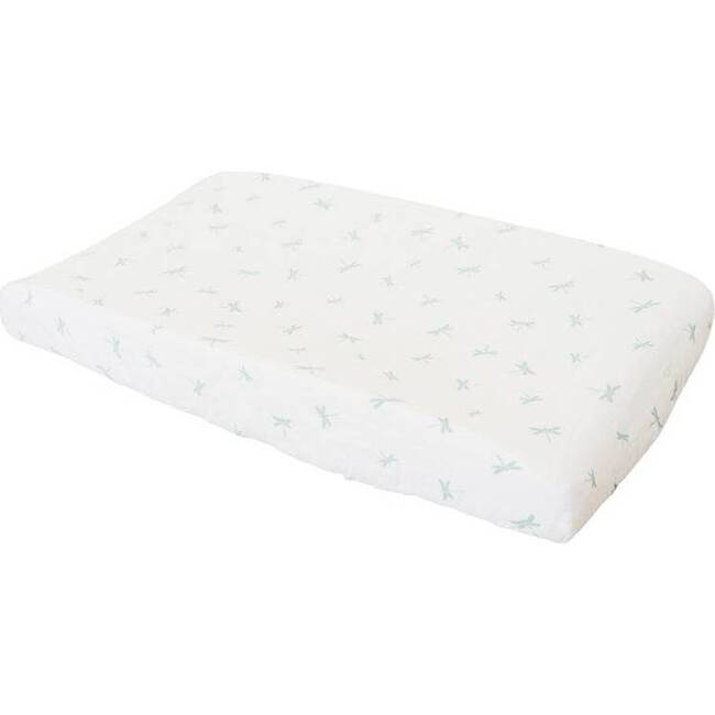 Oh So Soft Muslin Changing Pad Cover, Dragonfly