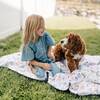 Classic Muslin Super Snuggle Blanket, Narwhal + Hello Sunshine - Blankets - 3