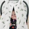 Classic Muslin Car Seat Cover, Saguaro - Car Seat Accessories - 2