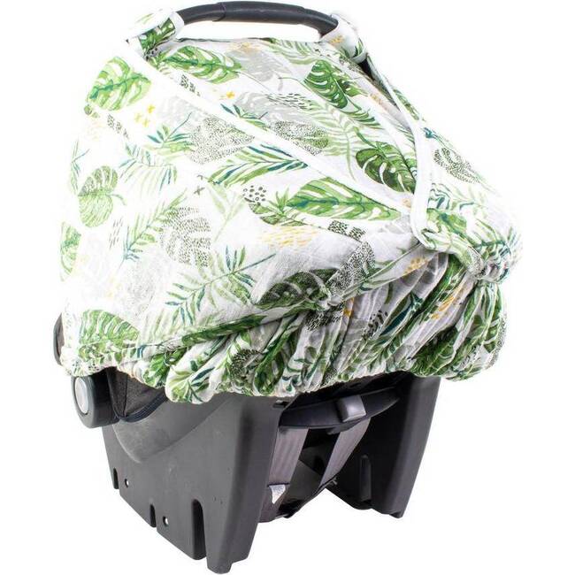 Classic Muslin Car Seat Cover, Rainforest - Car Seat Accessories - 3