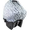 Classic Muslin Car Seat Cover, Blue Leaves - Car Seat Accessories - 3
