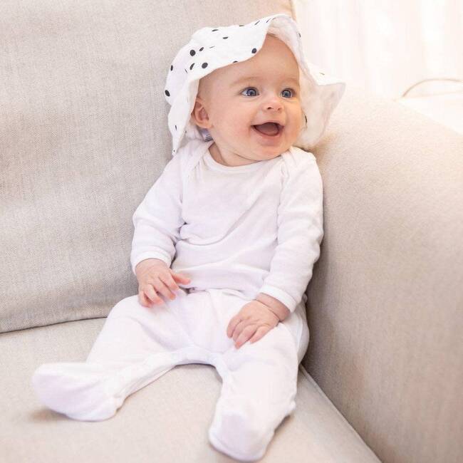Oh So Soft Muslin Sun Hat, Dottie - Infant - 2