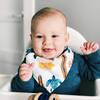 Oh So Soft Muslin Bandana Bib, Surf - Bibs - 2