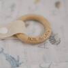 Oh So Soft Muslin Teether Blanket with Wooden Ring, Animal Alphabet - Teethers - 3