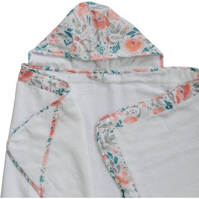 Hooded Toddler Towel, Floret - Bath Towels - 3