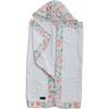 Hooded Baby Towel, Floret - Bath Towels - 1 - thumbnail