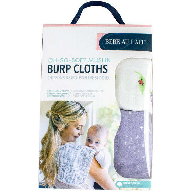 Oh So Soft Muslin Burp Cloths, Woodland Fairy + Fairy Dust - Burp Cloths - 4