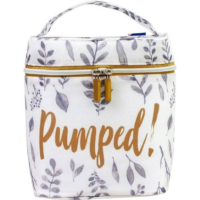 Pumped Insulated Bottle Bag, Leaves