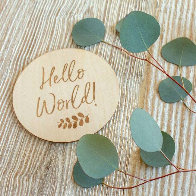 Milestone Photo Disc, Hello World - Decorations - 3