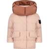 Baby Tonal Coat 1, Pink - Jackets - 1 - thumbnail