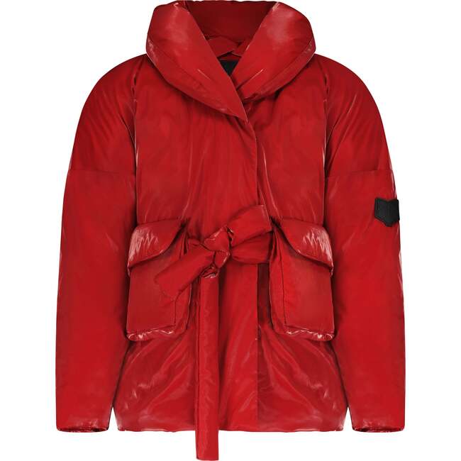3D Pocket Coat 1, Red - Jackets - 1