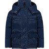 3D Pocket Coat 1, Matte Navy - Jackets - 1 - thumbnail