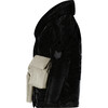 3D Pocket Coat 2, Black/White - Jackets - 2