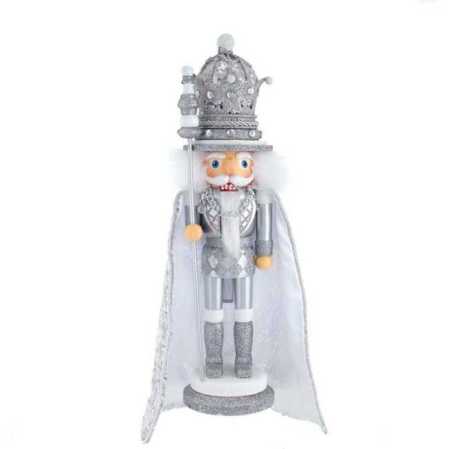 17.5-Inch Hollywood Gold Silver Nutcracker - Nutcrackers - 1