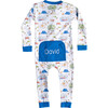 Fall Apple Picking Pima Cotton Zip Up Pajamas, multi - Pajamas - 2