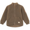 Saleh Teddy Jacket, Morel Grey - Jackets - 1 - thumbnail