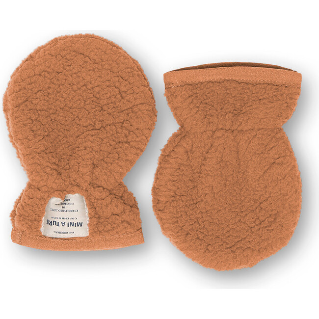 Wolmer Teddy Mitts, Pecan Brown