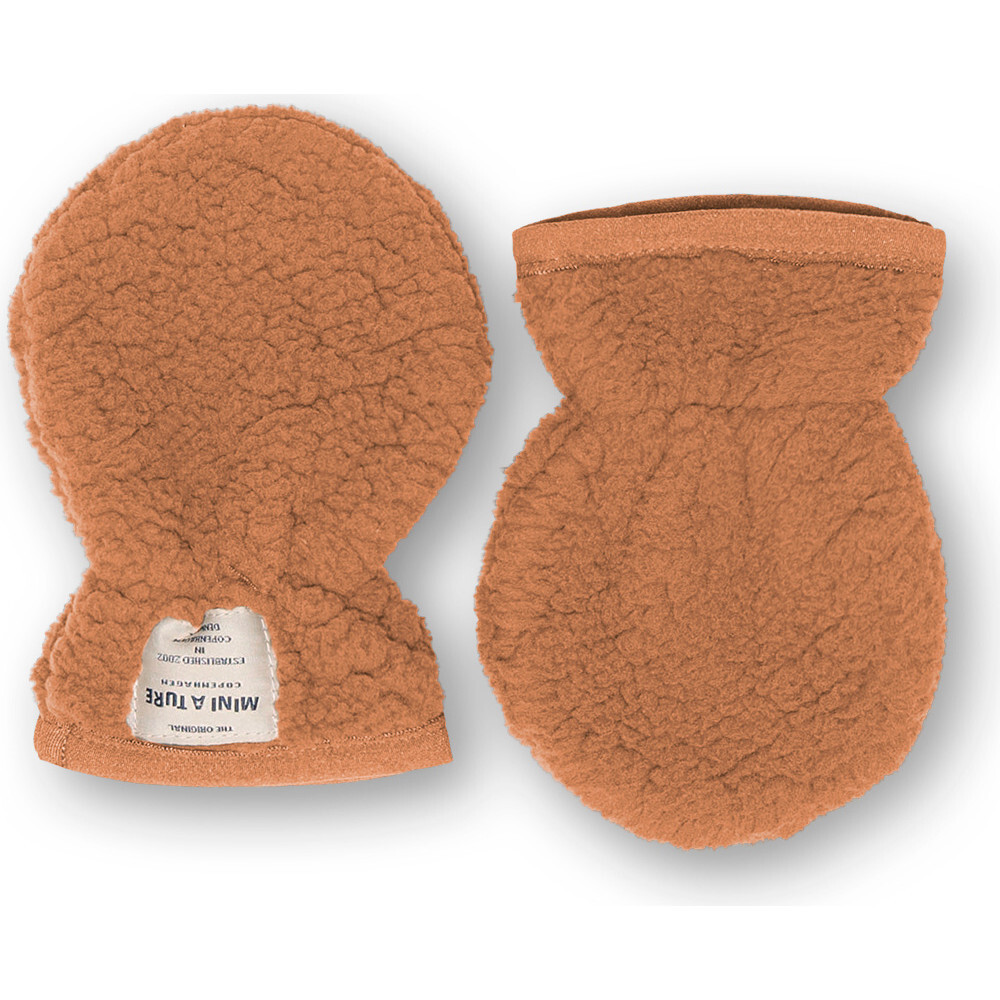 Wolmer Teddy Mitts, Pecan Brown - Gloves - 1