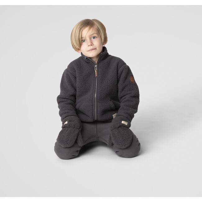 Saleh Teddy Jacket, Forged Iron Blue - Jackets - 3
