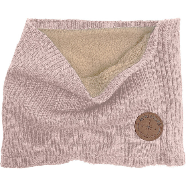 Double Layer Goi Neck Warmer, Cloudy Rose