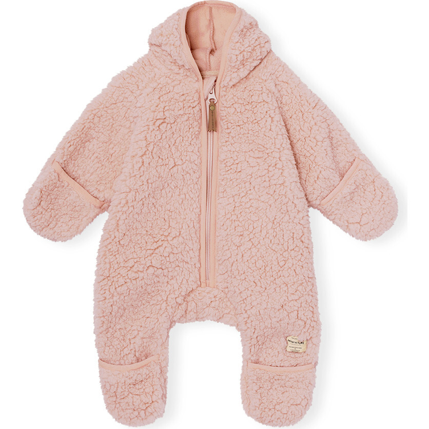 Adel Teddy Romper, Cloudy Rose - Rompers - 1