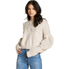 Women's Cynthia Sweater, Oatmeal - Sweaters - 1 - thumbnail