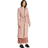 Women's Maggie Coat, Sandstone Check - Coats - 1 - thumbnail