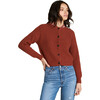 Women's Felicity Cardigan, Brick - Cardigans - 1 - thumbnail