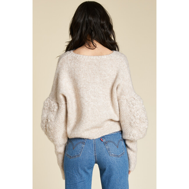 Women's Cynthia Sweater, Oatmeal - Sweaters - 3