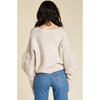 Women's Cynthia Sweater, Oatmeal - Sweaters - 3 - thumbnail
