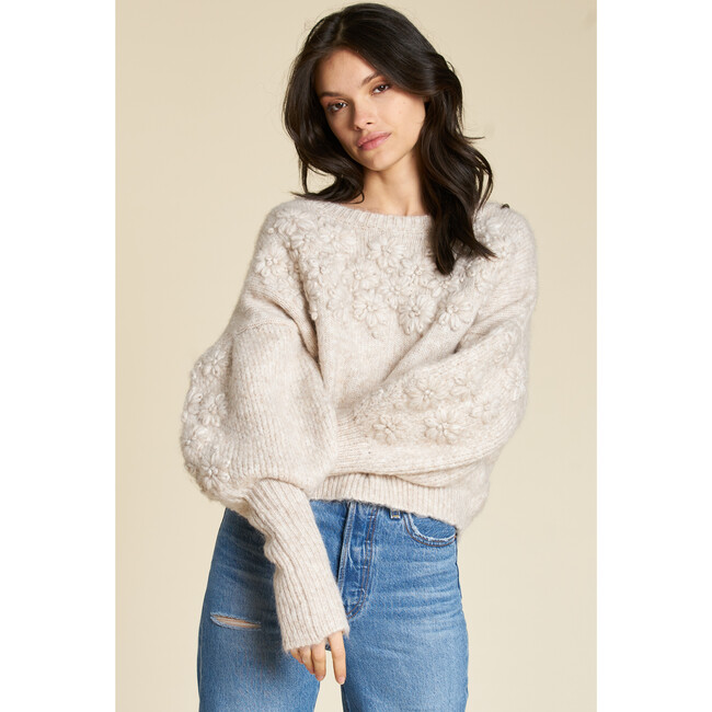 Women's Cynthia Sweater, Oatmeal - Sweaters - 4